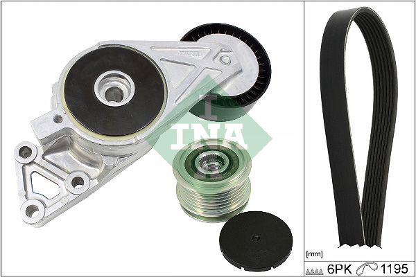 Комплект поліклинових ременів SCHAEFFLER INA 529047020 - zapix