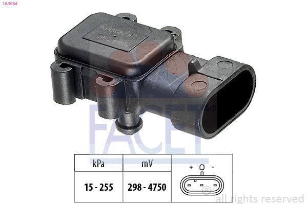 Датчик тиску наддува FACET 103064 - zapix