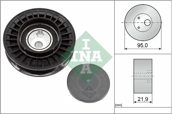 Ролик натяжний ременя приводного SCHAEFFLER INA 531096310 - zapix