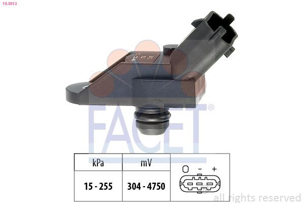 Датчик тиску наддува FACET 103013 - zapix