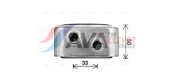 Оливний радіатор двигуна AVA QUALITY COOLING RT3678 - zapix