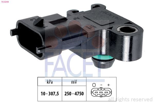 Датчик тиску наддува FACET 103244 - zapix