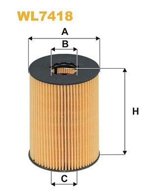 Оливний фільтр WIX FILTERS WL7418