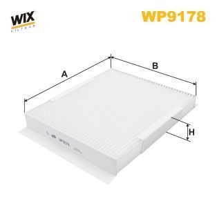 Фільтр салону WIX FILTERS WP9178 - zapix