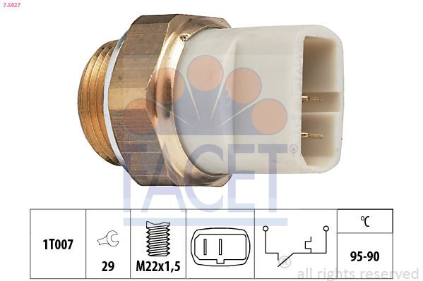 Датчик вмикання вентилятора FACET 75027 - zapix