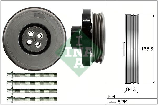 Шків колінвалу SCHAEFFLER INA 544060220 - zapix