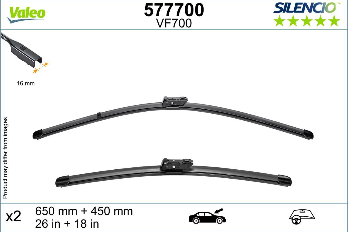 Щітка склоочисника VALEO 577700 - zapix