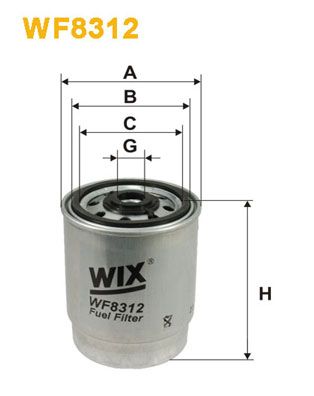 Паливний фільтр WIX FILTERS WF8312 - zapix