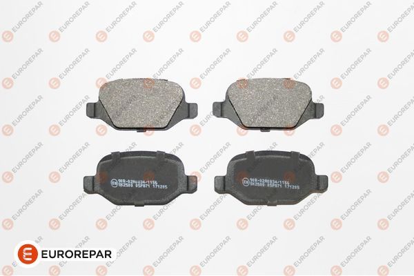 Гальмівні колодки дискові EUROREPAR 1617256880 - zapix