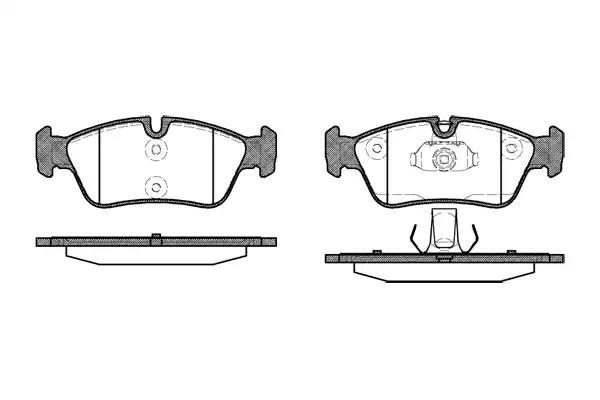 Гальмівні колодки дискові WOKING P284340 - zapix