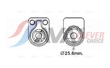 Оливний радіатор двигуна AVA QUALITY COOLING FD3624 - zapix