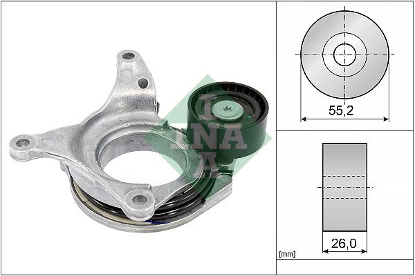 Натяжний пристрій ременя поліклінового SCHAEFFLER INA 534079410 - zapix