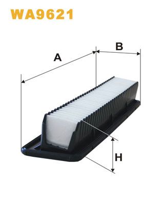 Повітряний фільтр WIX FILTERS WA9621 - zapix