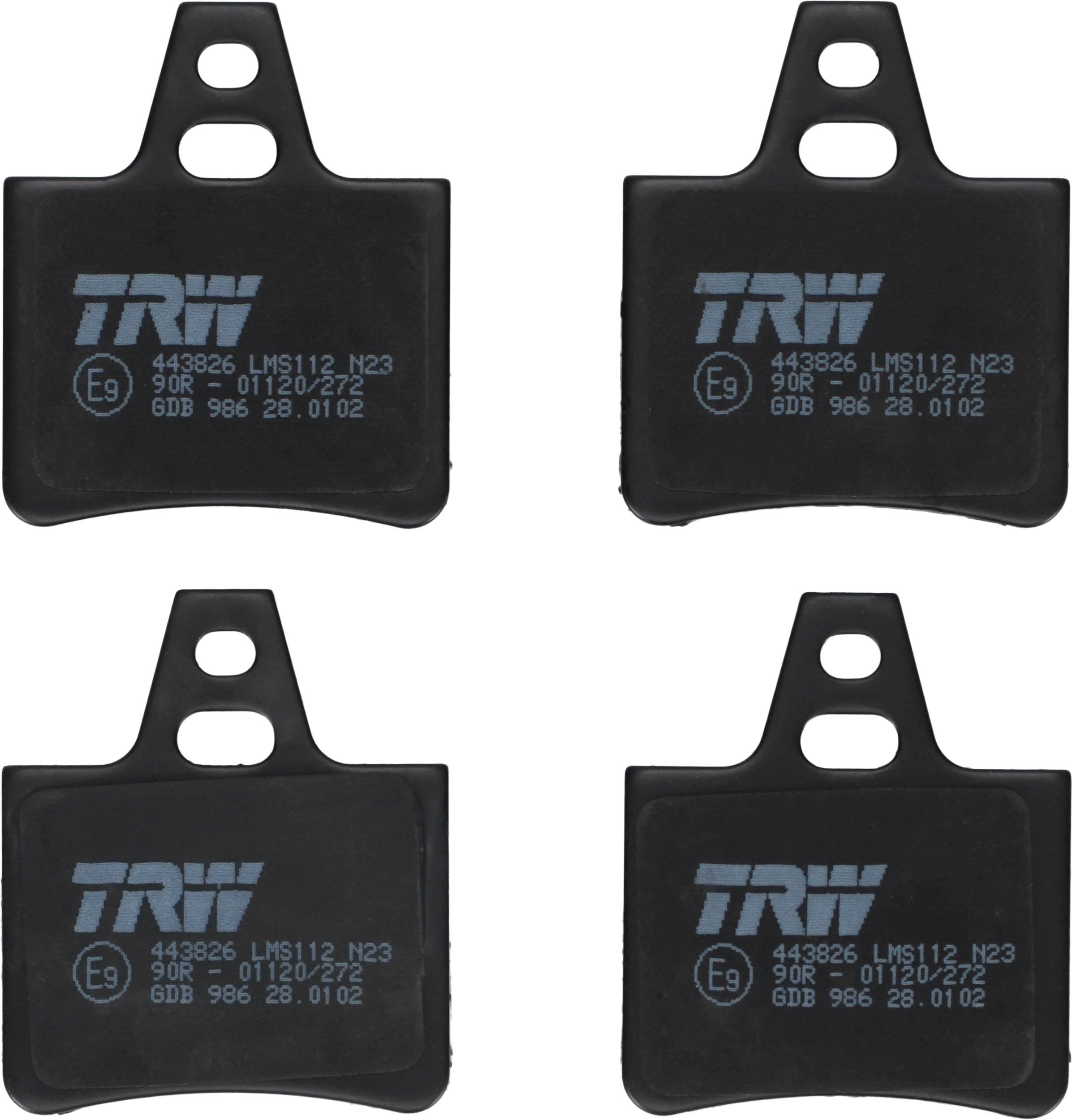 Гальмівні колодки дискові TRW GDB986 - zapix