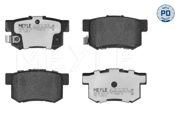 Гальмівні колодки дискові MEYLE 0252171914PD - zapix