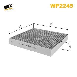 Фільтр салону WIX FILTERS WP2245 - zapix