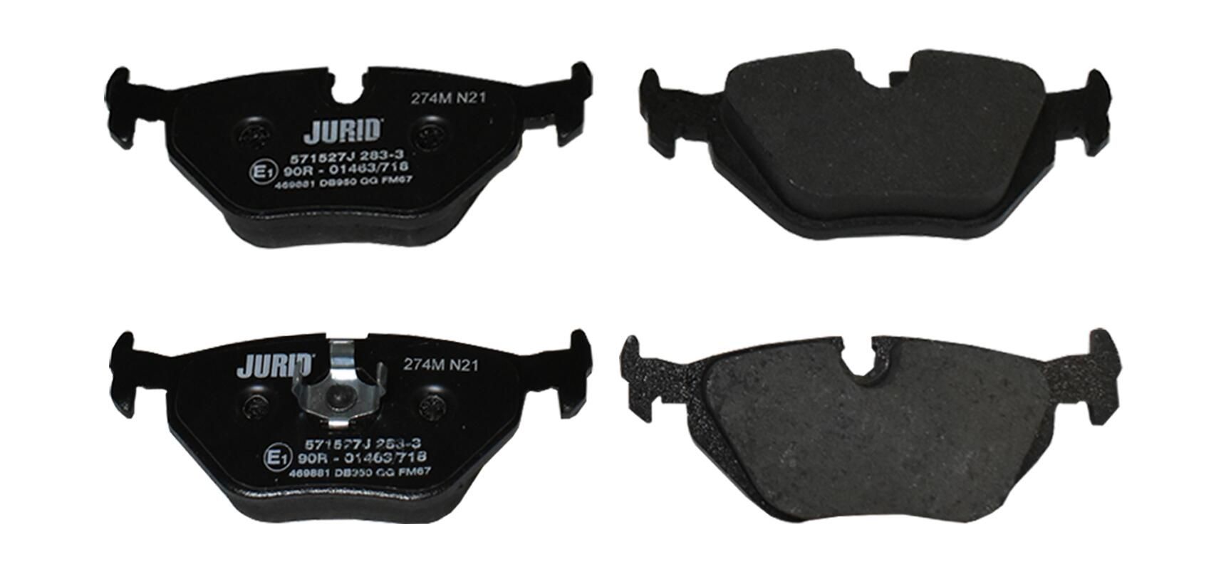 Гальмівні колодки дискові JURID 571527J - zapix