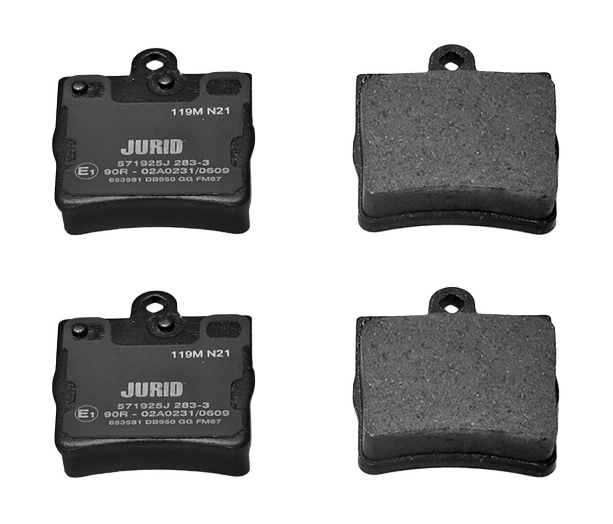 Гальмівні колодки дискові JURID 571925J - zapix