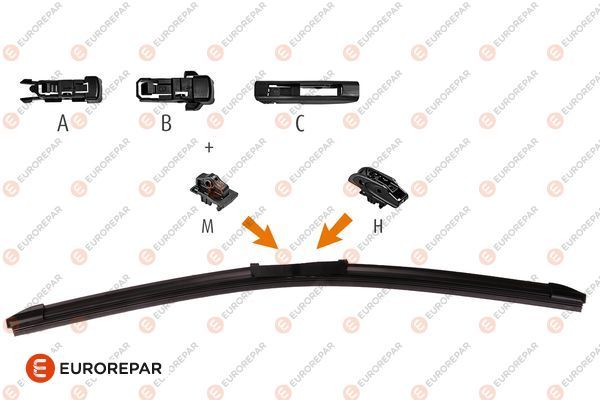 Щітка склоочисника EUROREPAR 1635455080 - zapix