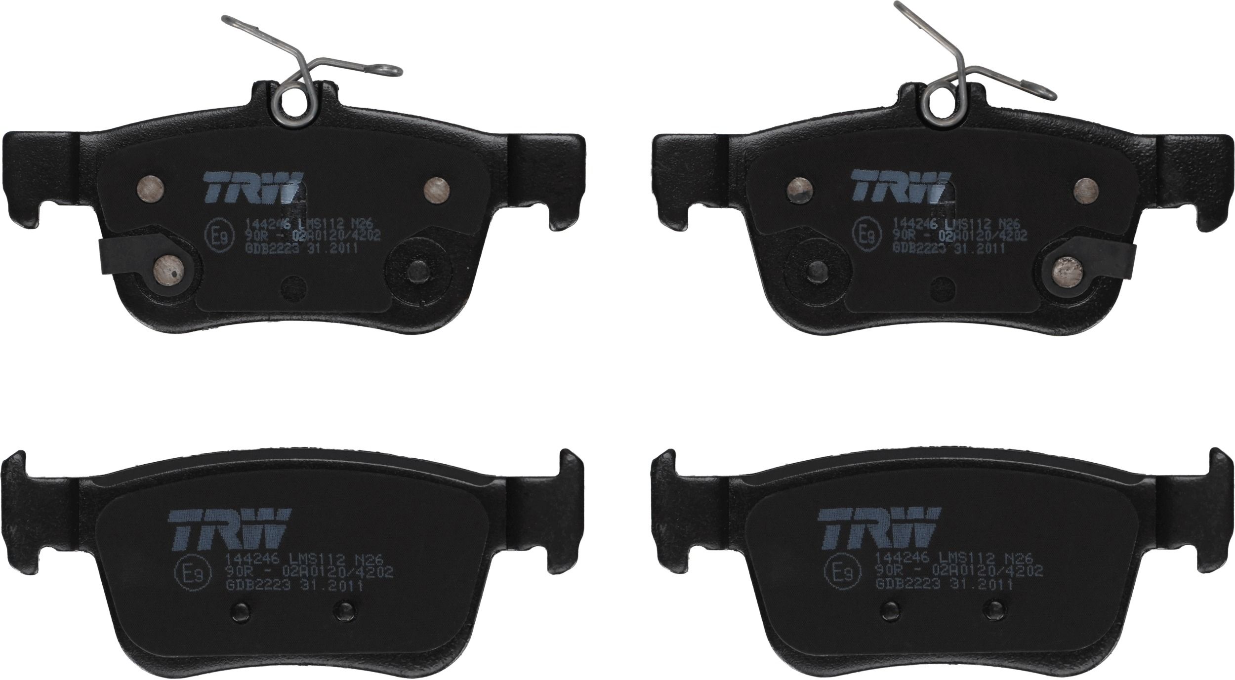 Гальмівні колодки дискові TRW GDB2223 - zapix