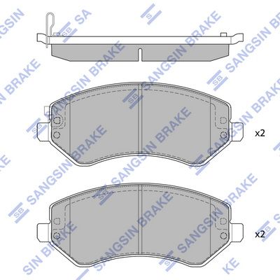 Гальмівні колодки дискові HI-Q SP4170 - zapix