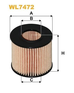 Оливний фільтр WIX FILTERS WL7472