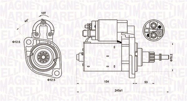 Стартер MAGNETI MARELLI 063720619010 - zapix