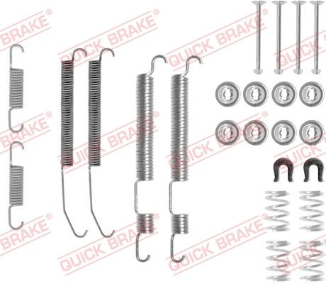 Монтажний комплект барабанних гальмівних колодок QUICK BRAKE 1050759 - zapix