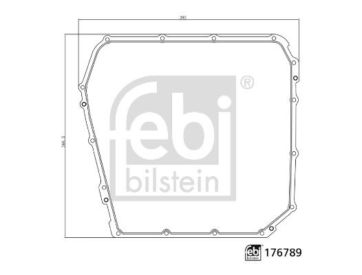 Прокладка піддону коробки передач FEBI BILSTEIN 176789 - zapix