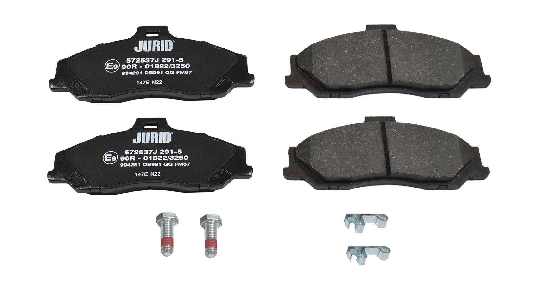 Гальмівні колодки дискові JURID 572537J - zapix