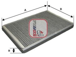 Фільтр салону SOFIMA S4169CA - zapix