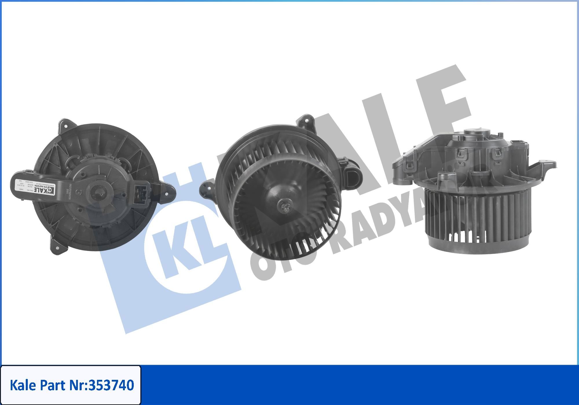 Вентилятор салону KALE OTO RADYATÖR 353740 - zapix