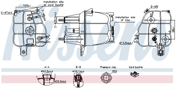 Розширювальний бачок NISSENS 996307 - zapix