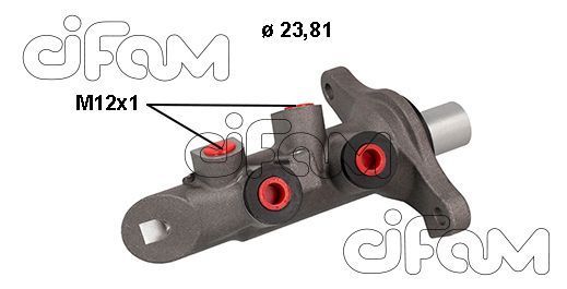 Головний гальмівний циліндр CIFAM 202876 - zapix