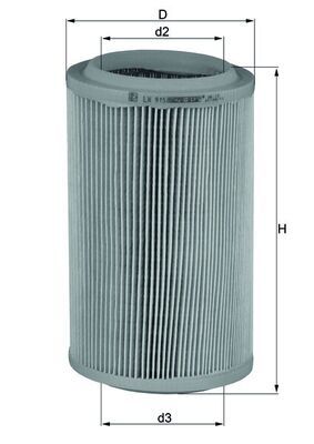 Повітряний фільтр MAHLE LX915 - zapix