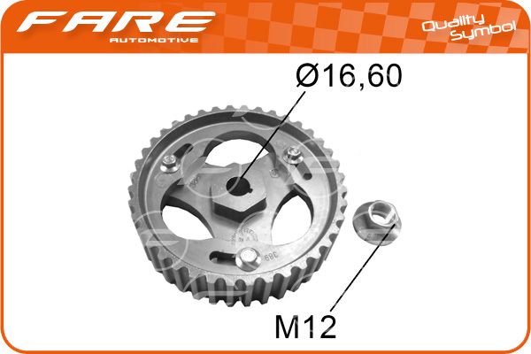 Шестерня ПНВТ FARE SA 10512 - zapix