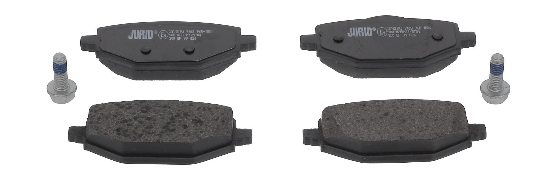 Гальмівні колодки дискові JURID 574219J - zapix