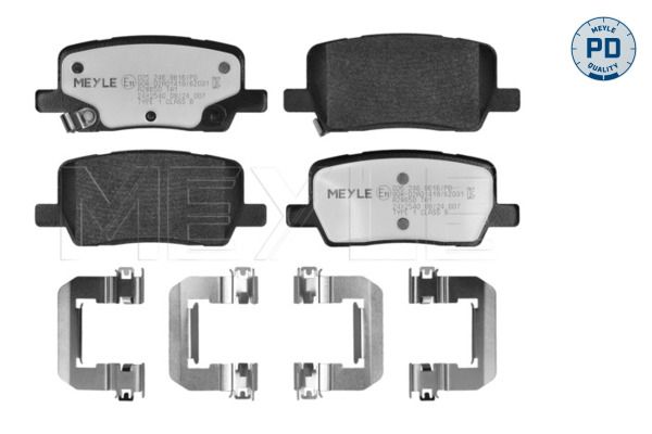 Гальмівні колодки дискові MEYLE 0252469616PD - zapix