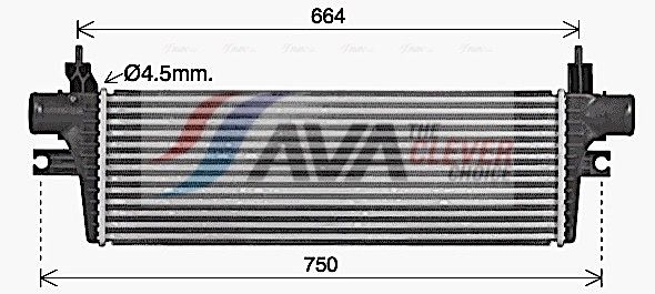 Інтеркулер AVA QUALITY COOLING TO4774 - zapix