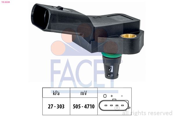 Датчик тиску наддува FACET 103228 - zapix