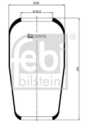 Пневматична підвіска FEBI BILSTEIN 20916 - zapix