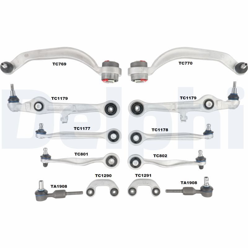 Ремкомплект важеля підвіски DELPHI TC1500KIT - zapix