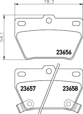 Гальмівні колодки дискові NISSHINBO NP1081 - zapix