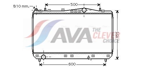 Радіатор охолодження двигуна AVA QUALITY COOLING DWA2052 - zapix