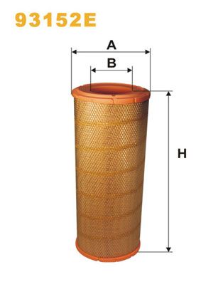 Повітряний фільтр WIX FILTERS 93152E - zapix