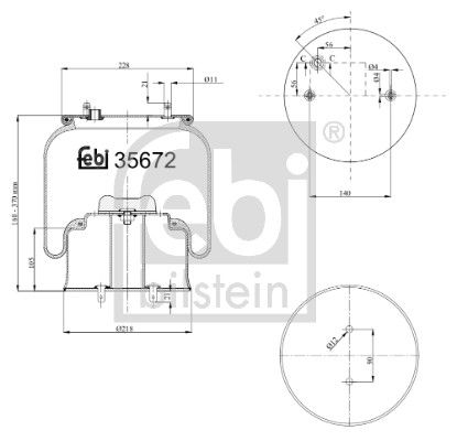 Пневматична підвіска FEBI BILSTEIN 35672 - zapix