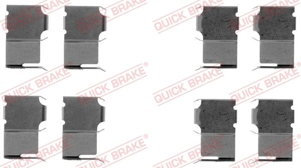 Приладдя / деталі гальмівних колодок QUICK BRAKE 1091063 - zapix