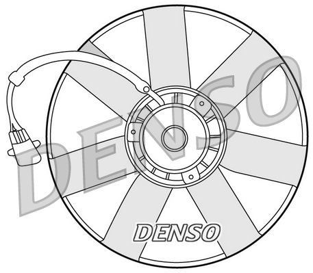 Вентилятор системи охолодження DENSO DER32002 - zapix
