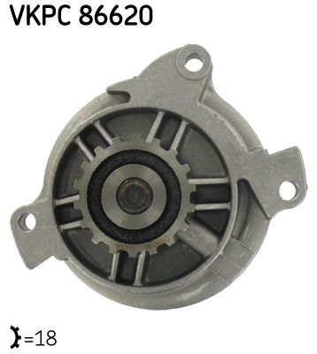 Помпа системи охолодження SKF VKPC86620 - zapix