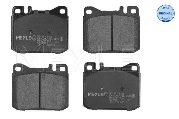 Гальмівні колодки дискові MEYLE 0252039215 - zapix